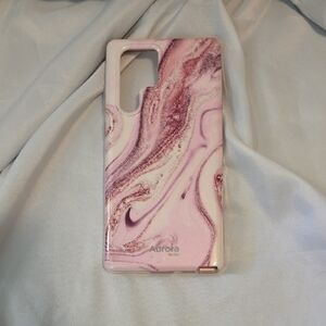 Pink Marble Phone Case For S22 Ultra